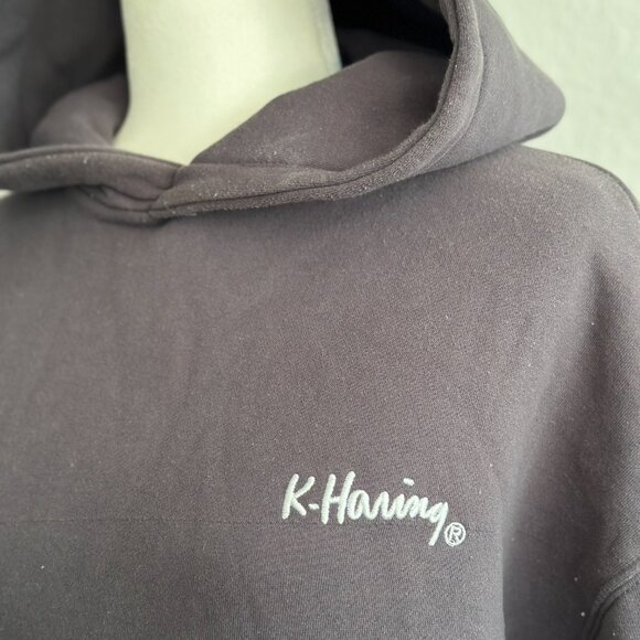 Cotton On x Keith Haring Graphic Hoodie Gray Size Small - Picture 3 of 8